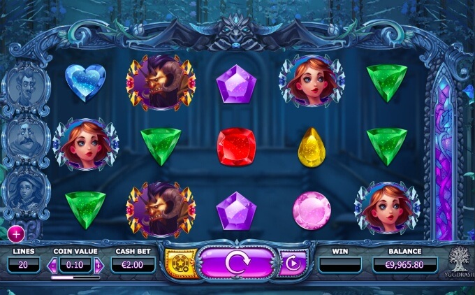 Beauty and The Beast демо игровой автомат. 