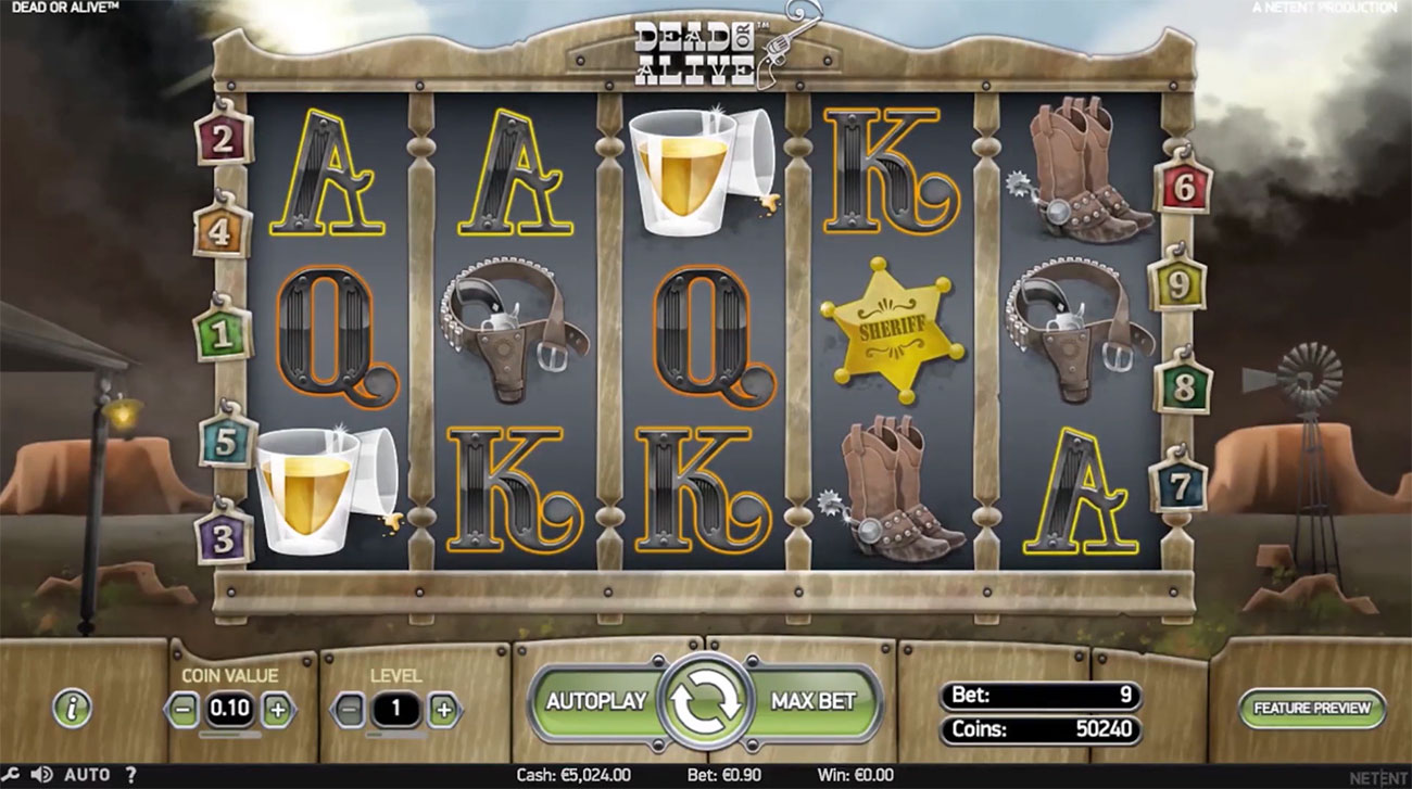 Живой или Мертвый демо игровой автомат. 