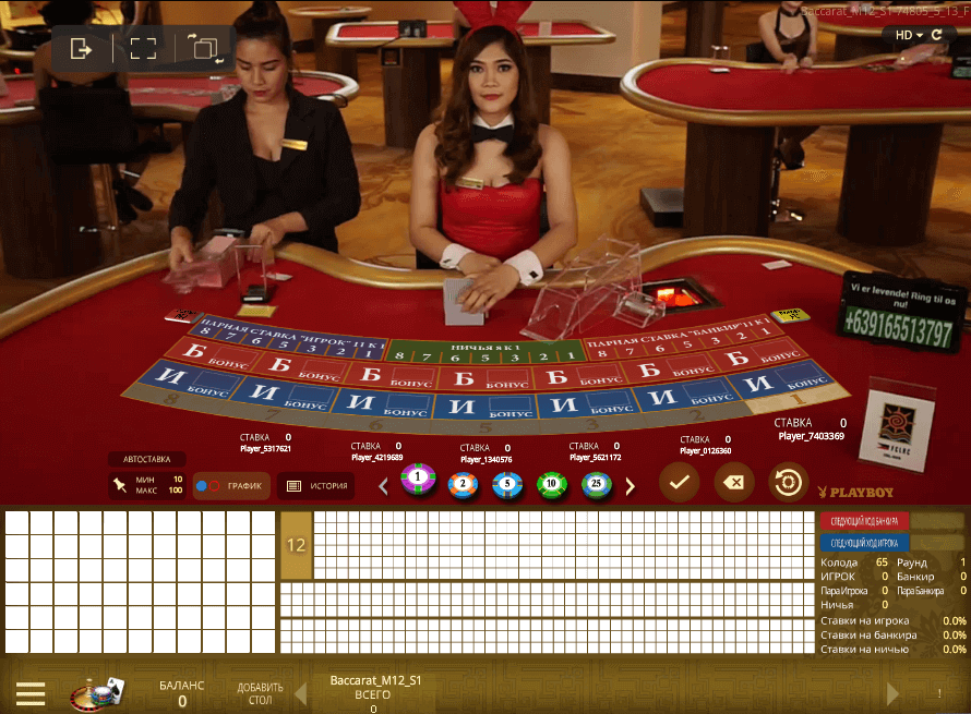 Игры казино с живым дилером. 